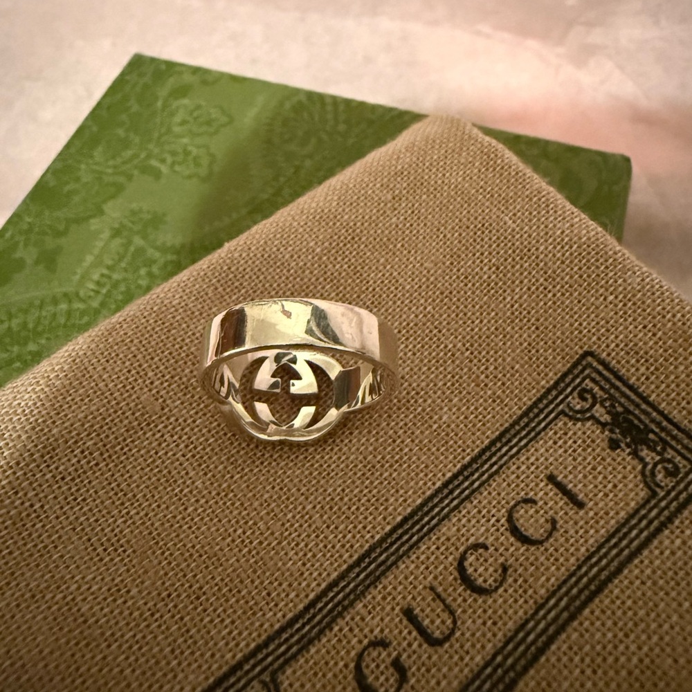 Gucci sterling silver ring size 6 - Picture 4 of 6